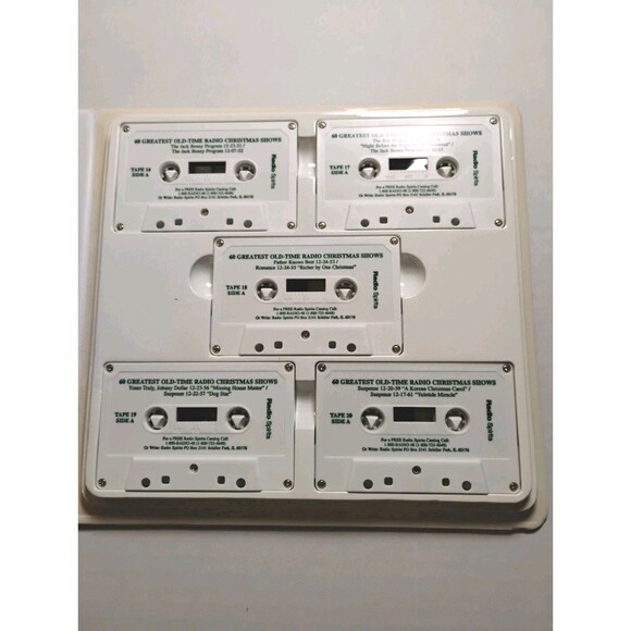 VTG Old Time Radio CHRISTMAS SHOWS 20 Cassettes Andy Williams 60 Episodes - Picture 11 of 11